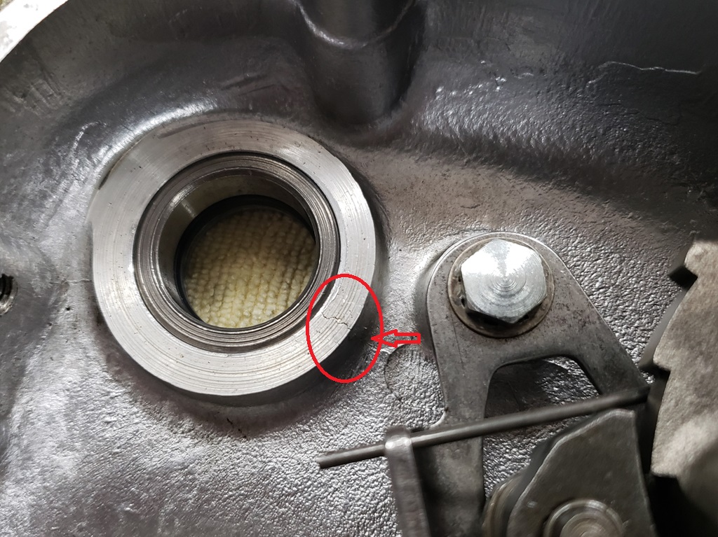 Gearbox Cover Crack