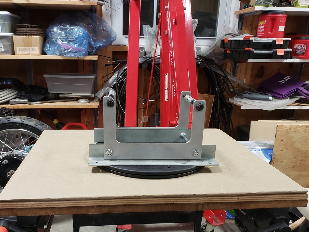 Ready to received the engine and gearbox