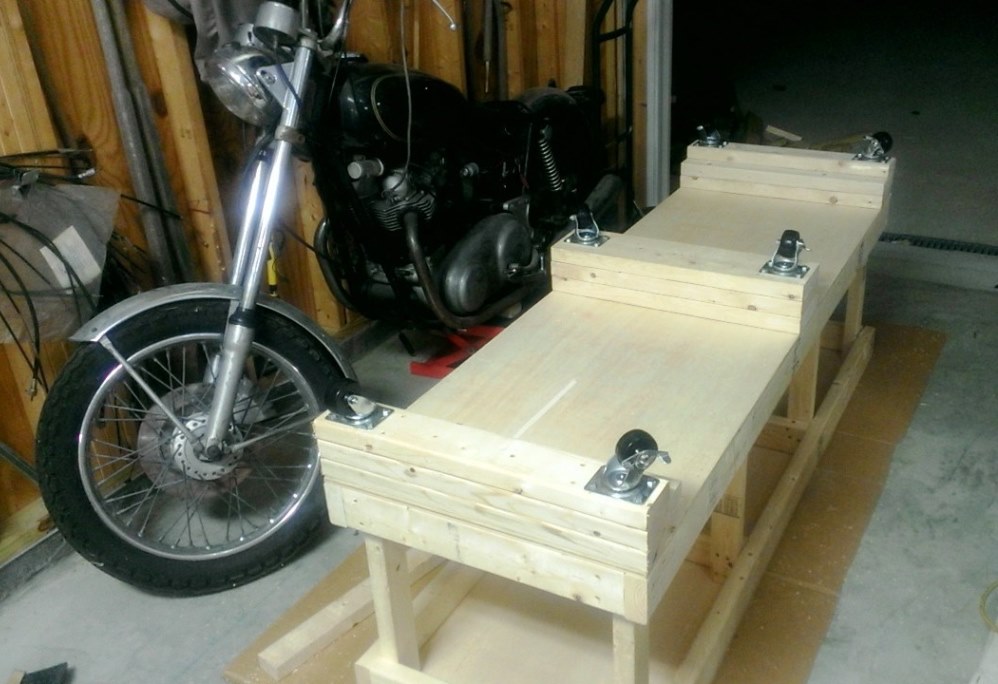 Mobile Motorcycle Table - GME